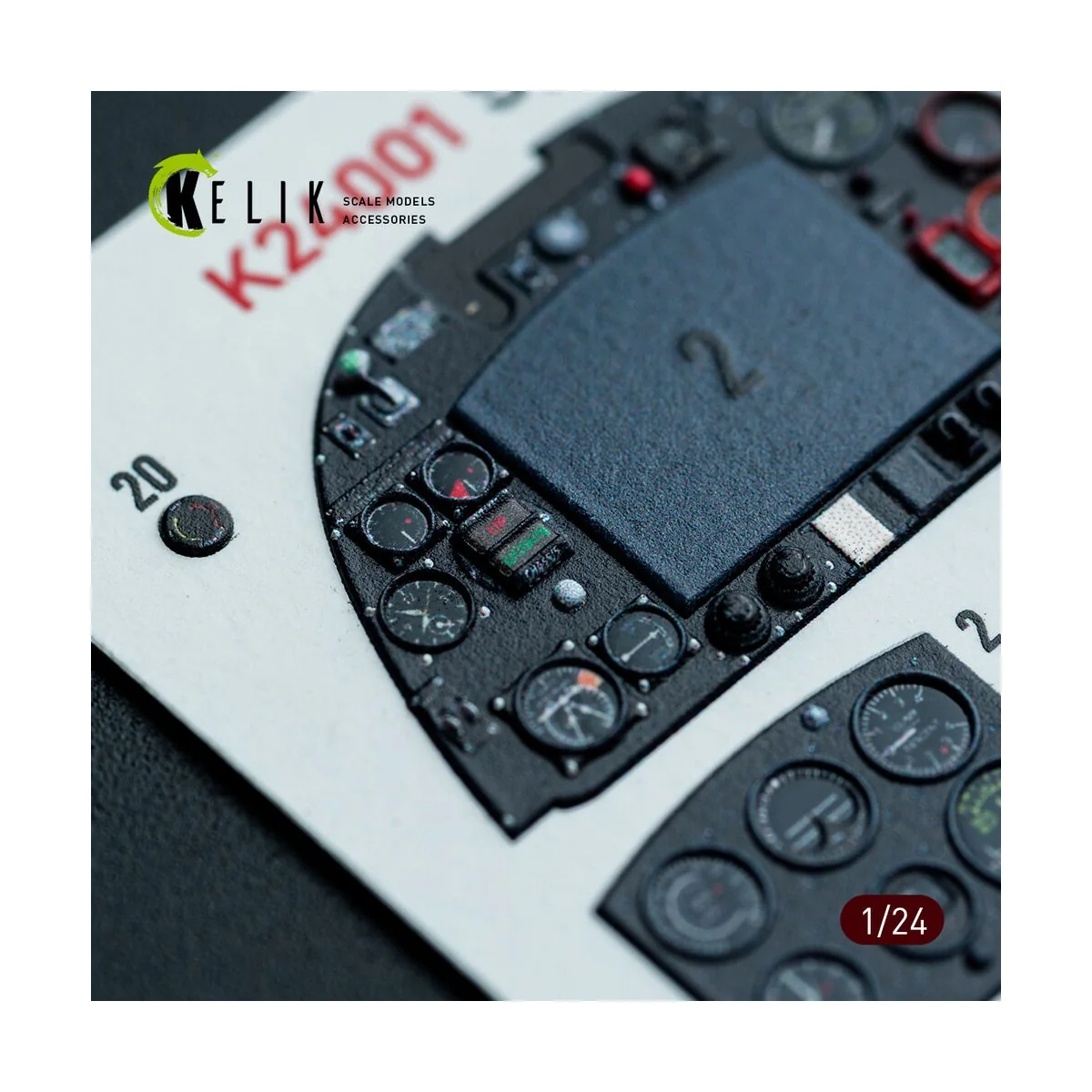 Spitfire Mk VIII interior 3D decals for Airfix kit, 1/24 - Kelik K2...
