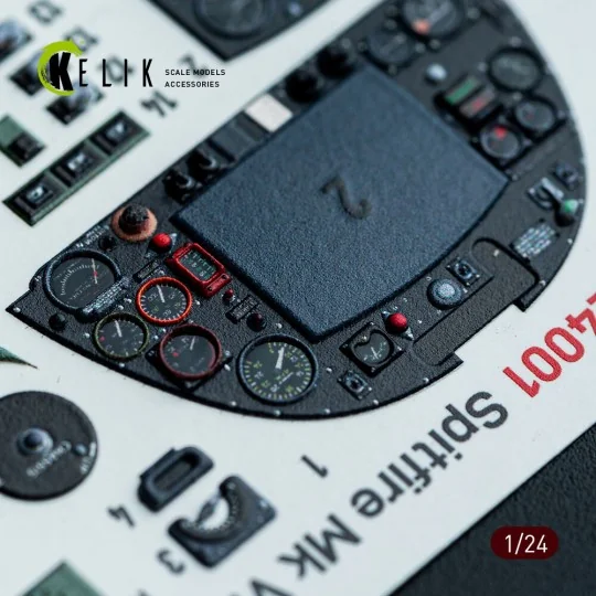 Spitfire Mk VIII interior 3D decals for Airfix kit, 1/24 - Kelik K2...