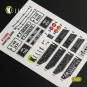 Unimog 404 interior 3D decals for ICM kit, 1/35 - Kelik K35008