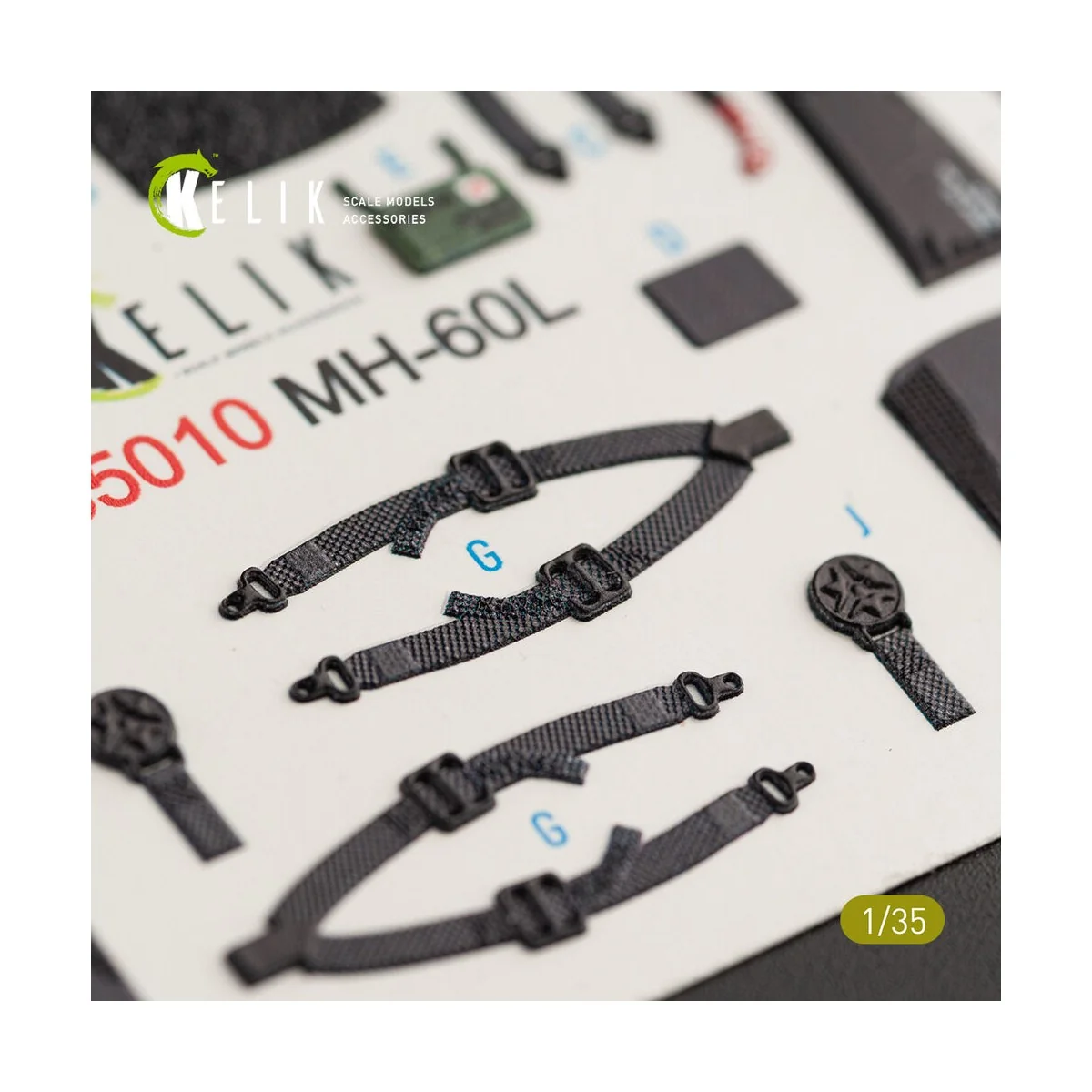 MH-60L Black Hawk interior 3D decals for Kitty Hawk / Zimimodel kit...