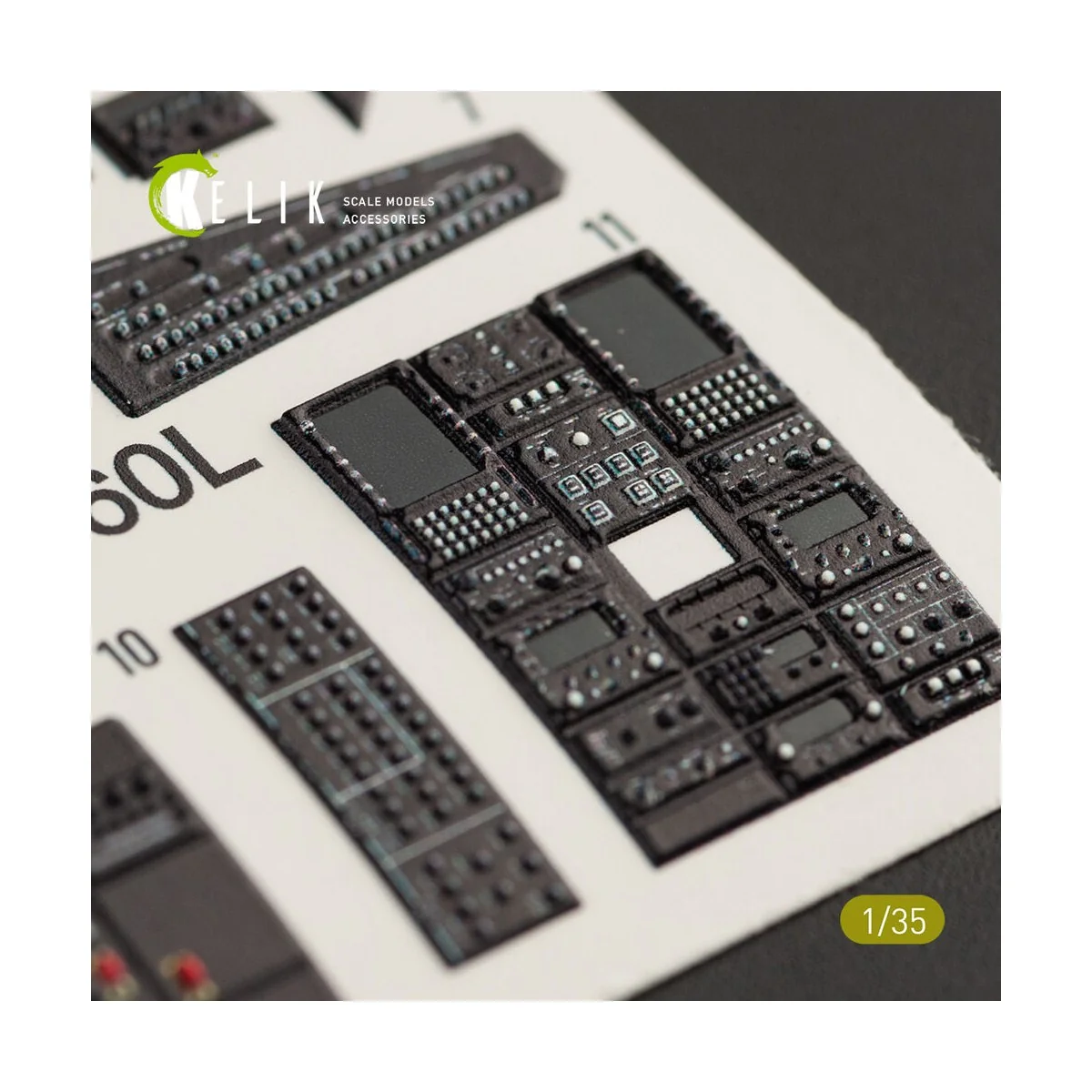 MH-60L Black Hawk interior 3D decals for Kitty Hawk / Zimimodel kit...
