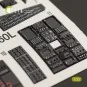 MH-60L Black Hawk interior 3D decals for Kitty Hawk / Zimimodel kit...