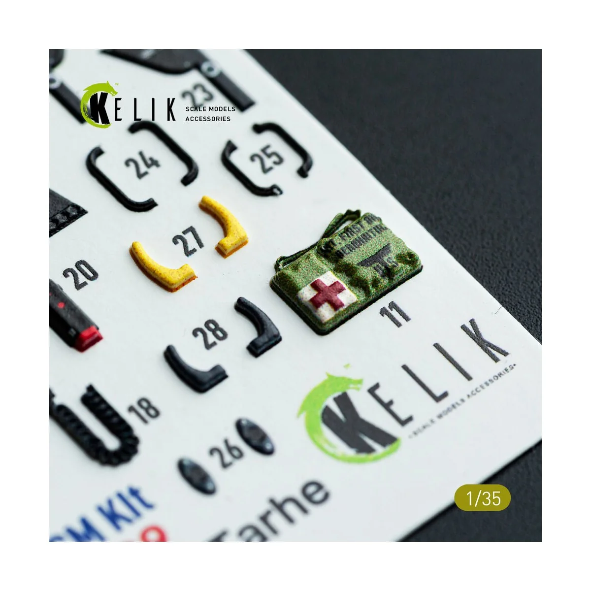 CH-54A Tarhe interior 3D decals for ICM kit, 1/35 - Kelik K35009