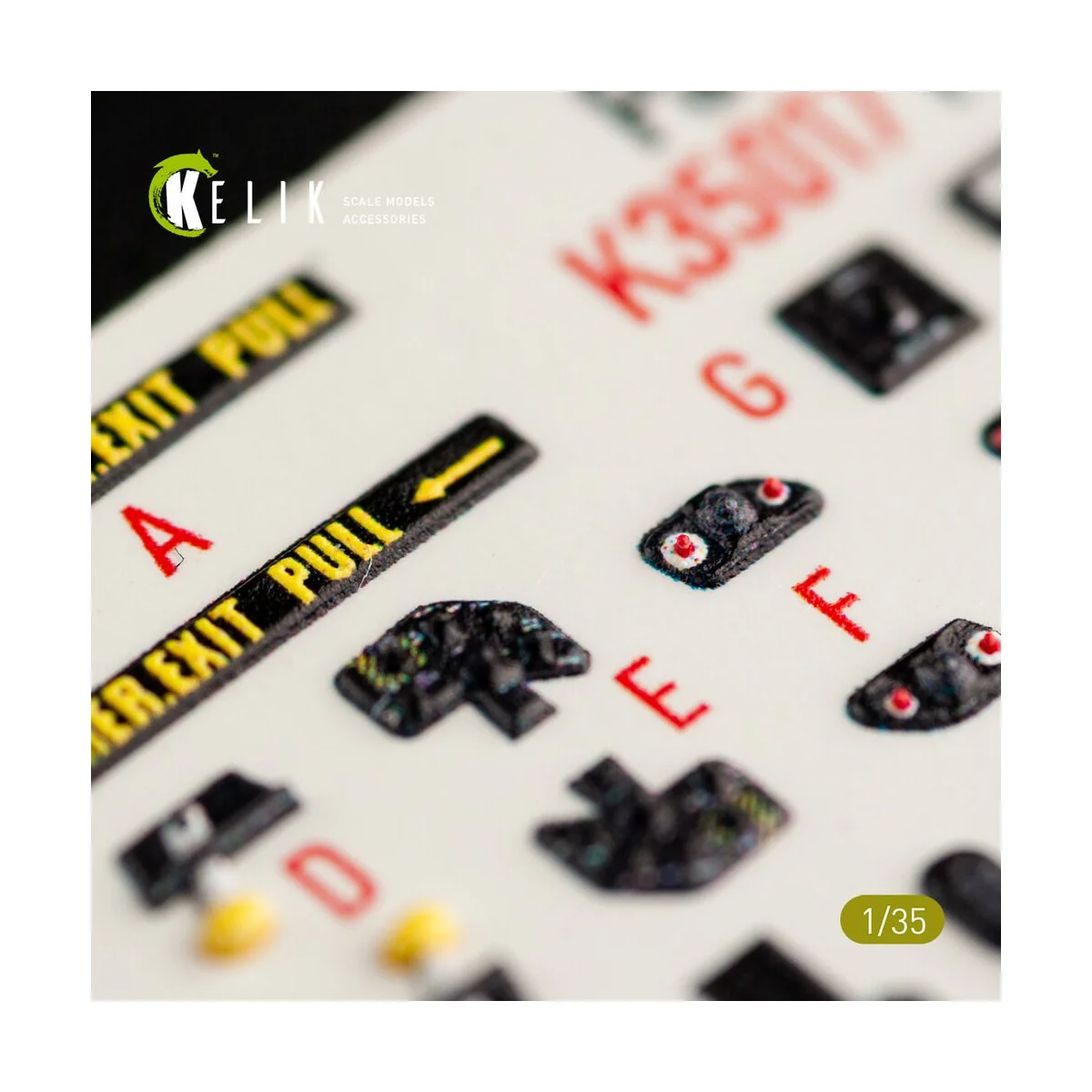 HH-60G Pave Hawk interior 3D decals for Kitty Hawk / Zimimodel kit,...