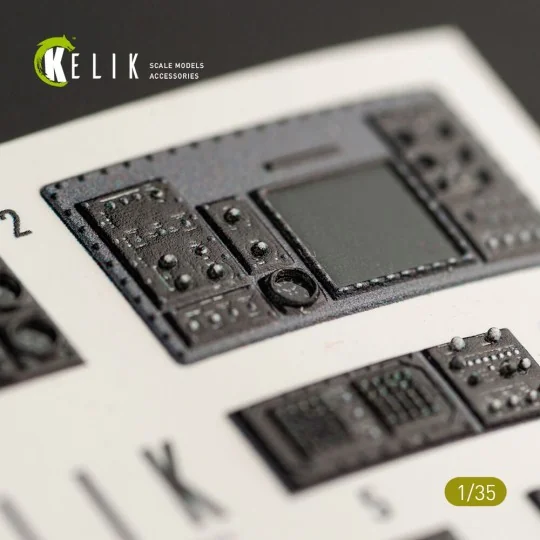 SH-60B interior 3D decals for Kitty Hawk / Zimimodel kit, 1/35 - Ke...
