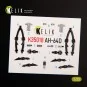 AH-64D Apache interior 3D decals for Takom kit, 1/35 - Kelik K35018