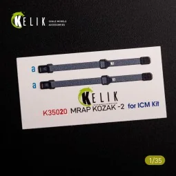 Kozak-2 Ukrainian MRAP 3D decals for ICM kit, 1/35 - Kelik K35020 2
