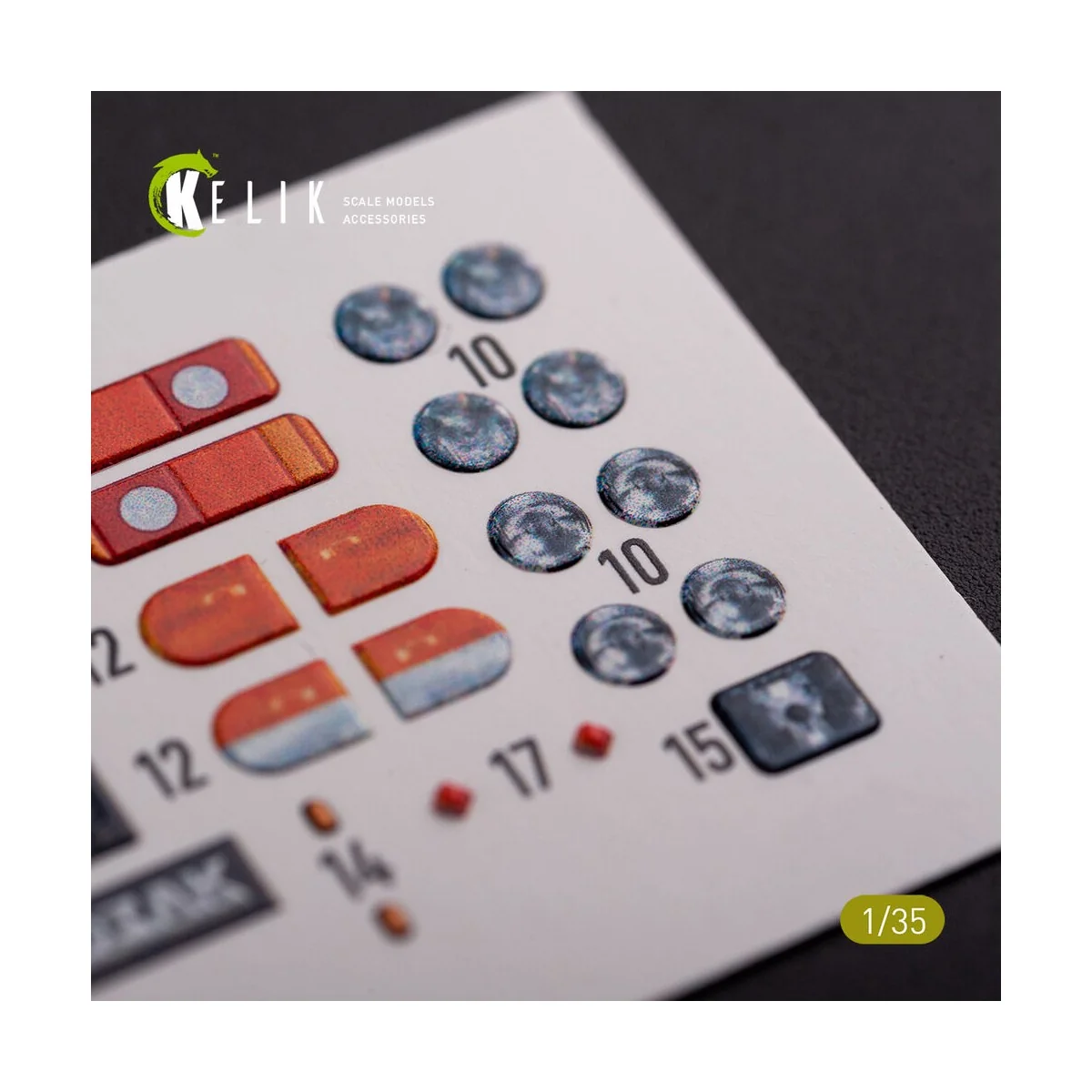 Kozak-2 Ukrainian MRAP 3D decals for ICM kit, 1/35 - Kelik K35020