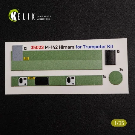 M142 HIMARS - Interior 3D Decal and classic Decal for Trumpeter kit...