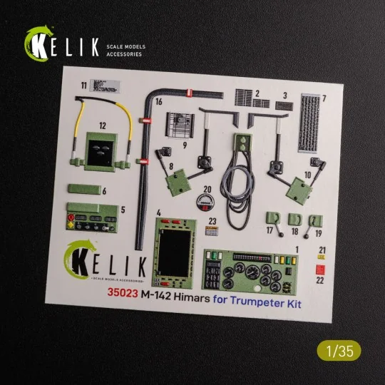 M142 HIMARS - Interior 3D Decal and classic Decal for Trumpeter kit...