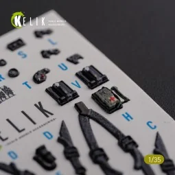 AH-64D Apache interior 3D decals for Meng kit, 1/35 - Kelik K35026 2