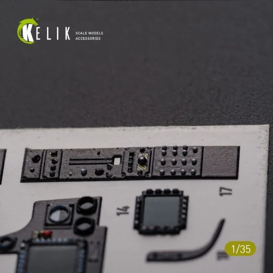 AH-64D Apache interior 3D decals for Meng kit, 1/35 - Kelik K35026