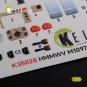 HMMWV M1097 3D Decal for ICM kit, 1/35 - Kelik K35028