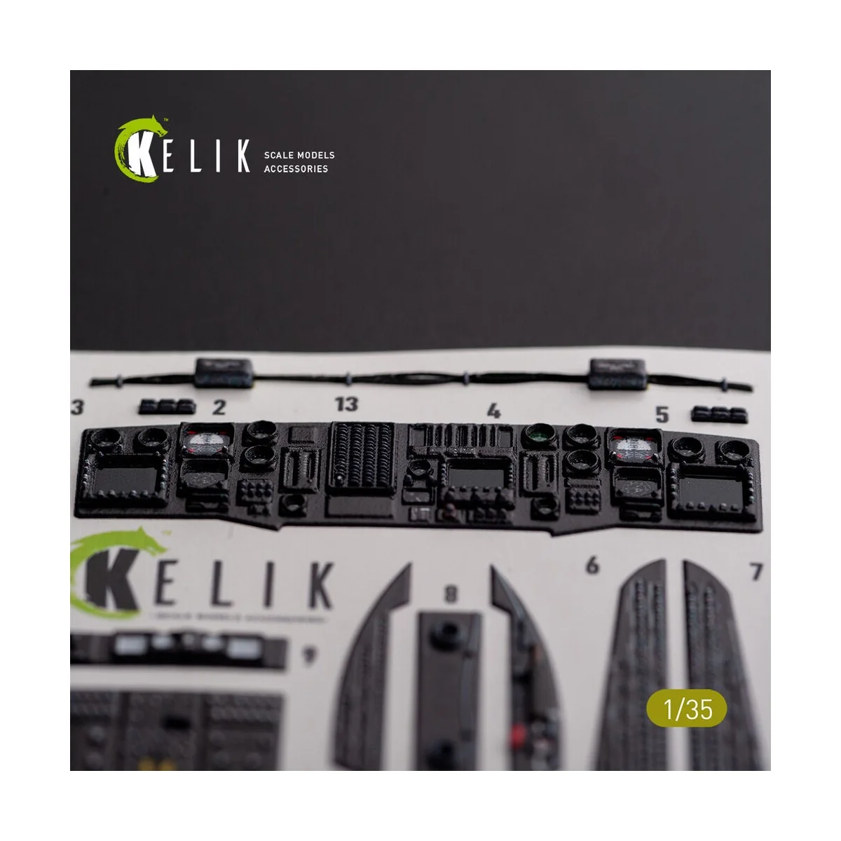 AH-60L DAP interior 3D decals for Academy kit, 1/35 - Kelik K35030