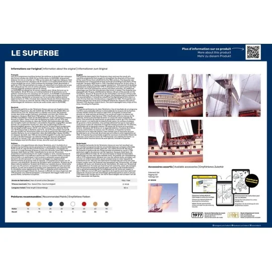 STARTER KIT Le Superbe, 1/150 - Heller 58895