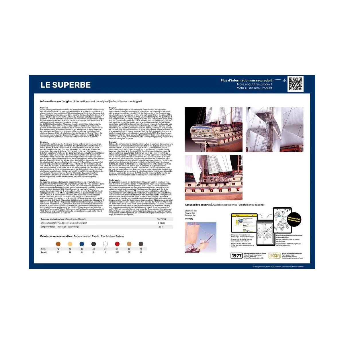 STARTER KIT Le Superbe - Heller 58895