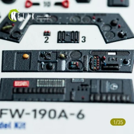 FW-190A-6 - interior 3D decals for Border Models kit, 1/35 - Kelik ...