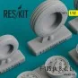 F-105 (A, B, C, D) Thunderchief wheels set, 1/32 - ResKit Models RS... F-105 (A, B, C, D) Thunderchief wheels set, 1/32 - ResKit Models RS...