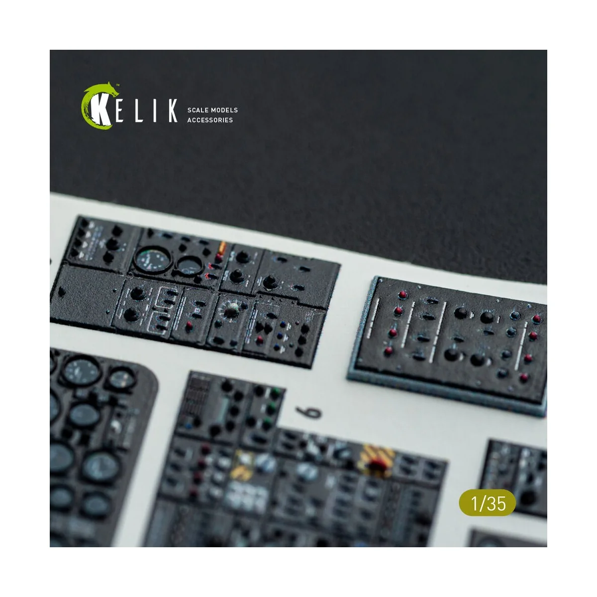 S-64E Skycrane - interior 3D decals for ICM kit, 1/35 - Kelik K35038