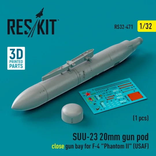 SUU-23 20mm gun pod (close gun bay) for F-4 Phantom II (USAF) (1 pc...