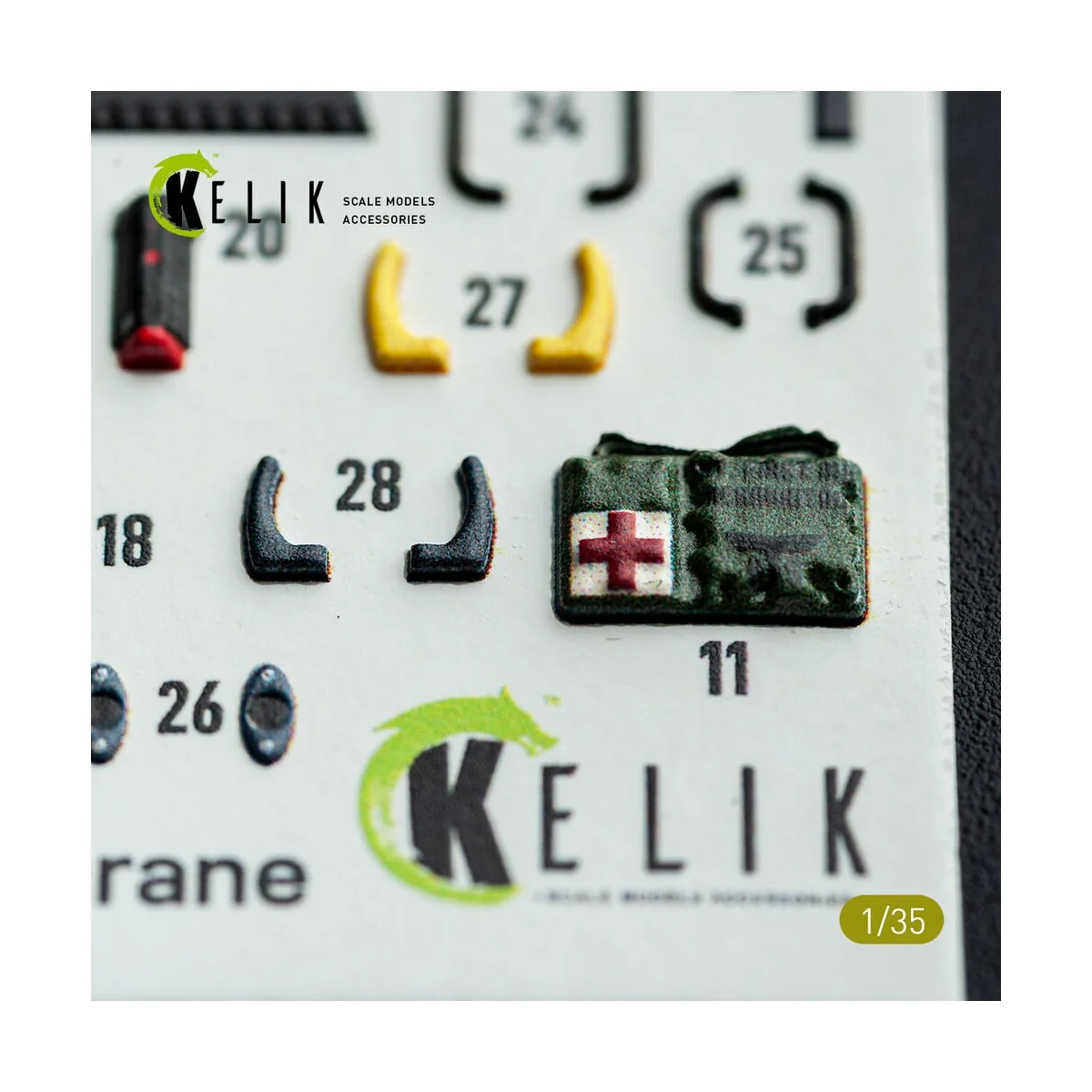 S-64E Skycrane - interior 3D decals for ICM kit, 1/35 - Kelik K35038