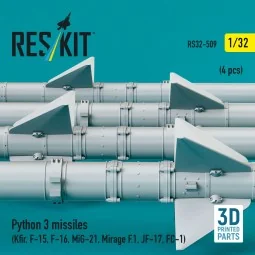 Python 3 missiles (4 pcs) (Kfir, F-15, F-16, MiG-21, Mirage F.1, JF... 2