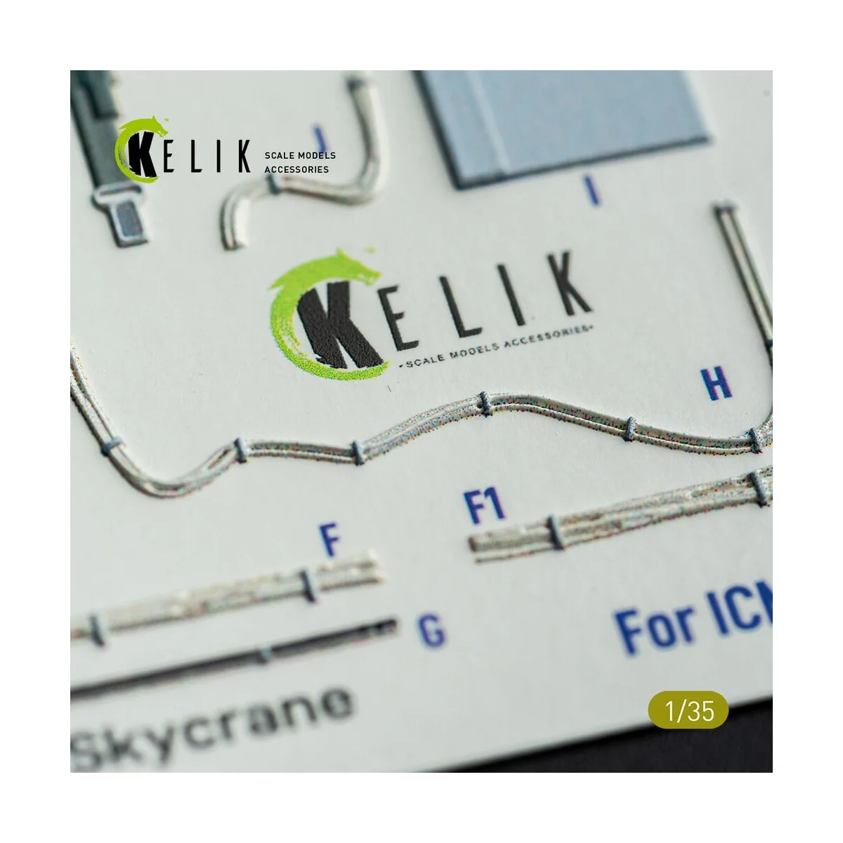 S-64E Skycrane - interior 3D decals for ICM kit, 1/35 - Kelik K35038