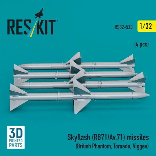 Skyflash (RB71/Av.71) missiles (4 pcs) (British Phantom, Tornado, V...