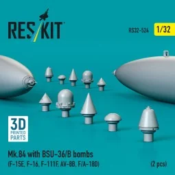 Mk.84 with BSU-36/B bombs (2 pcs) (F-15E, F-16, F-111F, AV-8B, F/A-... 2