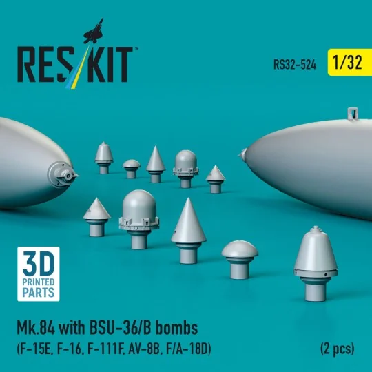 Mk.84 with BSU-36/B bombs (2 pcs) (F-15E, F-16, F-111F, AV-8B, F/A-...