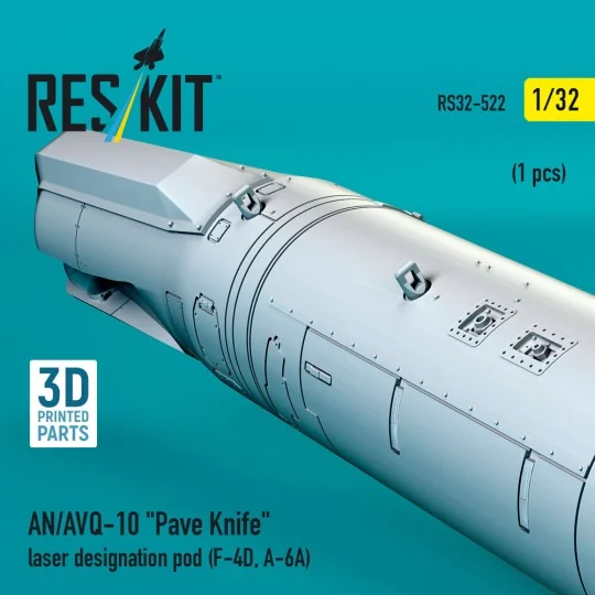 AN/AVQ-10 Pave Knife laser designation pod (1 pcs) (F-4D, A-6A) (3D...