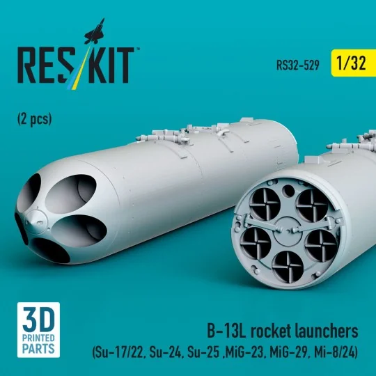 B-13L rocket launchers (2 pcs) (Su-17/22, Su-24, Su-25, MiG-23, MiG...