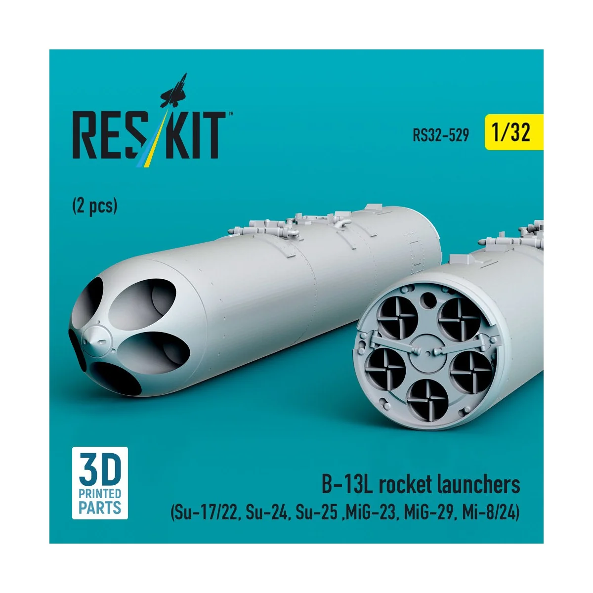 B-13L rocket launchers (2 pcs) (Su-17/22, Su-24, Su-25, MiG-23, MiG...