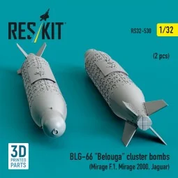 BLG-66 Belouga cluster bombs (2 pcs) (Mirage F.1, Mirage 2000, Jagu... 2