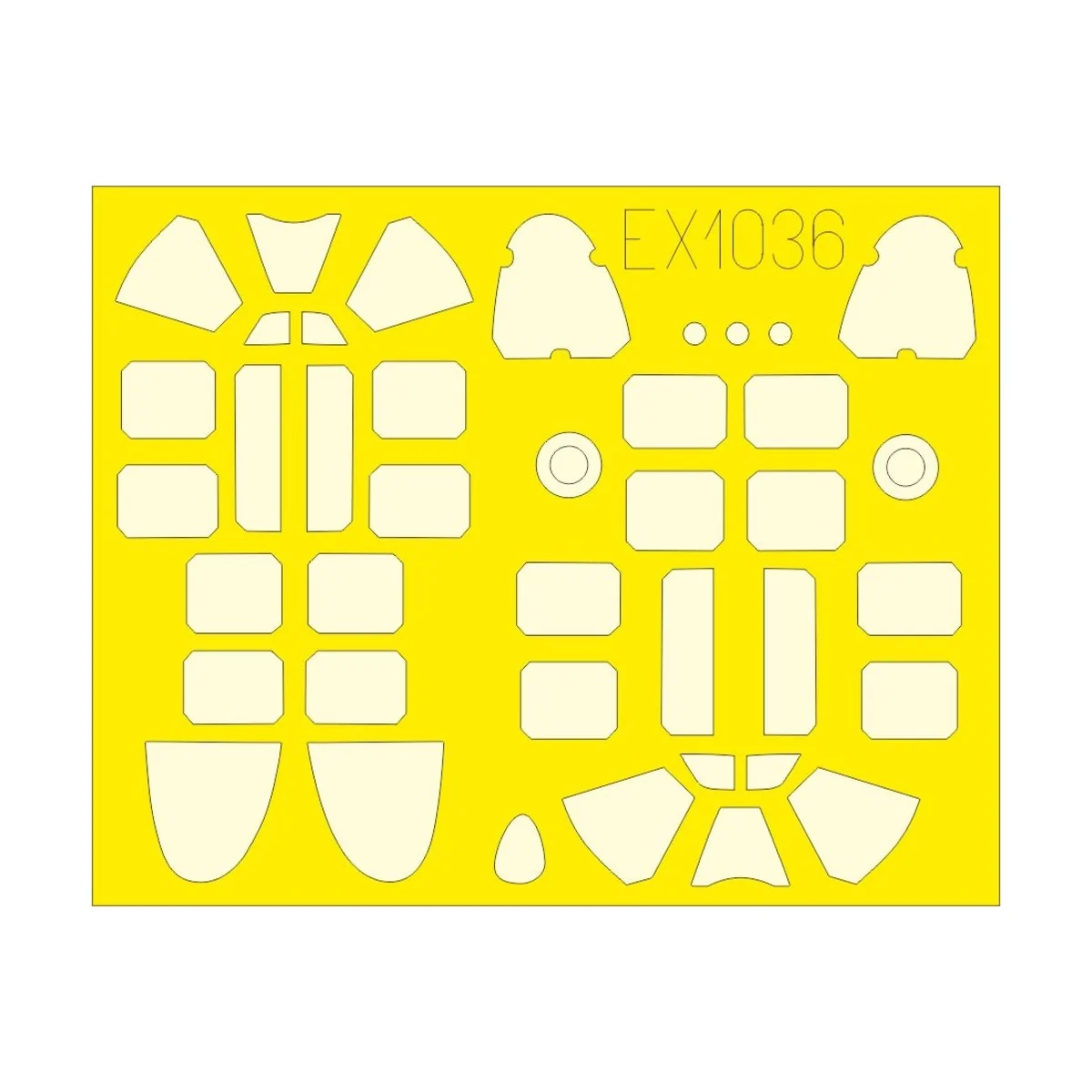 P-51B/C framed canopy LööKplus, 1/48 - Eduard Accessories 644278