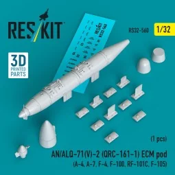 AN/ALQ-71(V)-2 (QRC-161-1) ECM pod (1pcs) (A-4, A-7, F-4, F-100, RF...