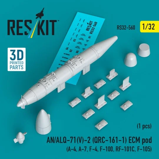 AN/ALQ-71(V)-2 (QRC-161-1) ECM pod (1pcs) (A-4, A-7, F-4, F-100, RF...