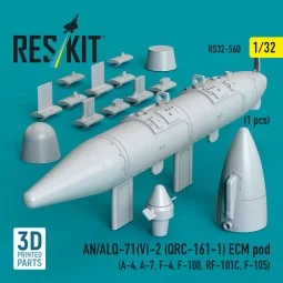 AN/ALQ-71(V)-2 (QRC-161-1) ECM pod (1pcs) (A-4, A-7, F-4, F-100, RF... 2
