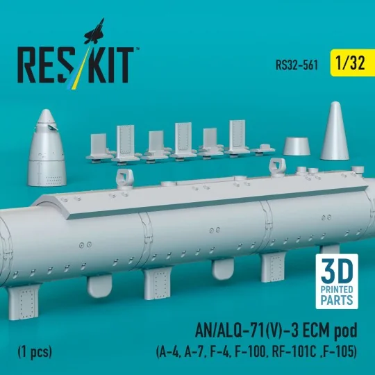 AN/ALQ-71(V)-3 ECM pod (A-4, A-7, F-4, F-100, RF-101C, F-105) (1pcs...