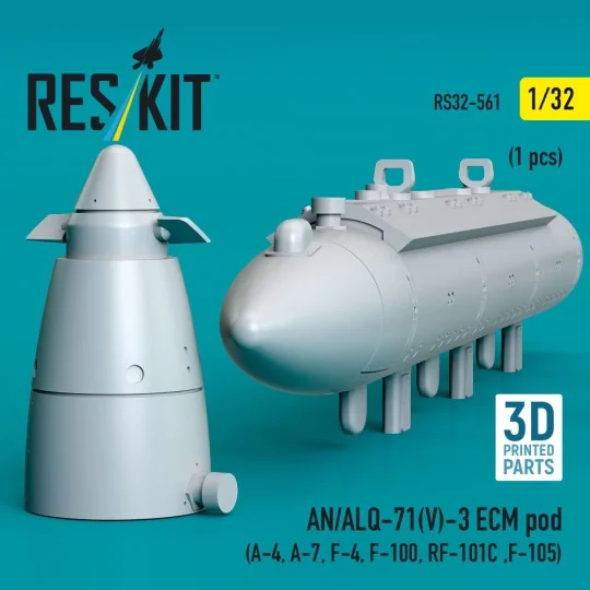 AN/ALQ-71(V)-3 ECM pod (A-4, A-7, F-4, F-100, RF-101C, F-105) (1pcs...