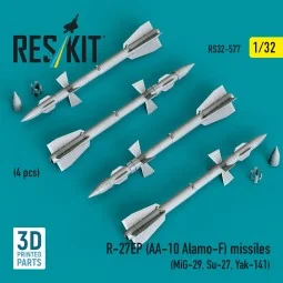 R-27EP (AA-10 Alamo-F) missiles (4 pcs) (MiG-29, Su-27, Yak-141) (3... 2