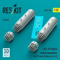 LAU-3A Hydra rocket launchers for US Army & Navy (a/c & h) (2 pcs) ...