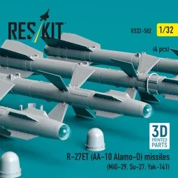 R-27ET (AA-10 Alamo-D) missiles (4 pcs) (MiG-29, Su-27, Yak-141) (3... 2