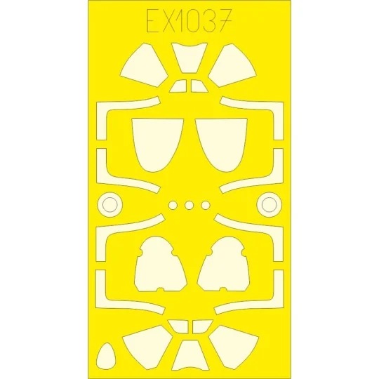 P-51B/C Malcolm Hood canopy LööKplus 1/48 - Eduard Accessories 644279