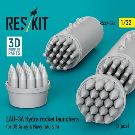 LAU-3A Hydra rocket launchers for US Army & Navy (a/c & h) (2 pcs) ...