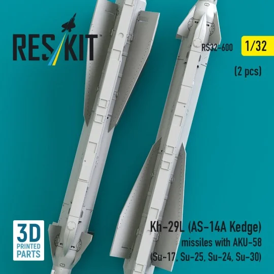 Kh-29L (AS-14A Kedge) missiles with AKU-58 (2 pcs) (Su-17, Su-25, S...