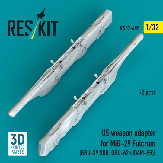 US weapon adapter for MiG-29 Fulcrum (2 pcs) (GBU-39 SDB, GBU-62 (J... US weapon adapter for MiG-29 Fulcrum (2 pcs) (GBU-39 SDB, GBU-62 (J...