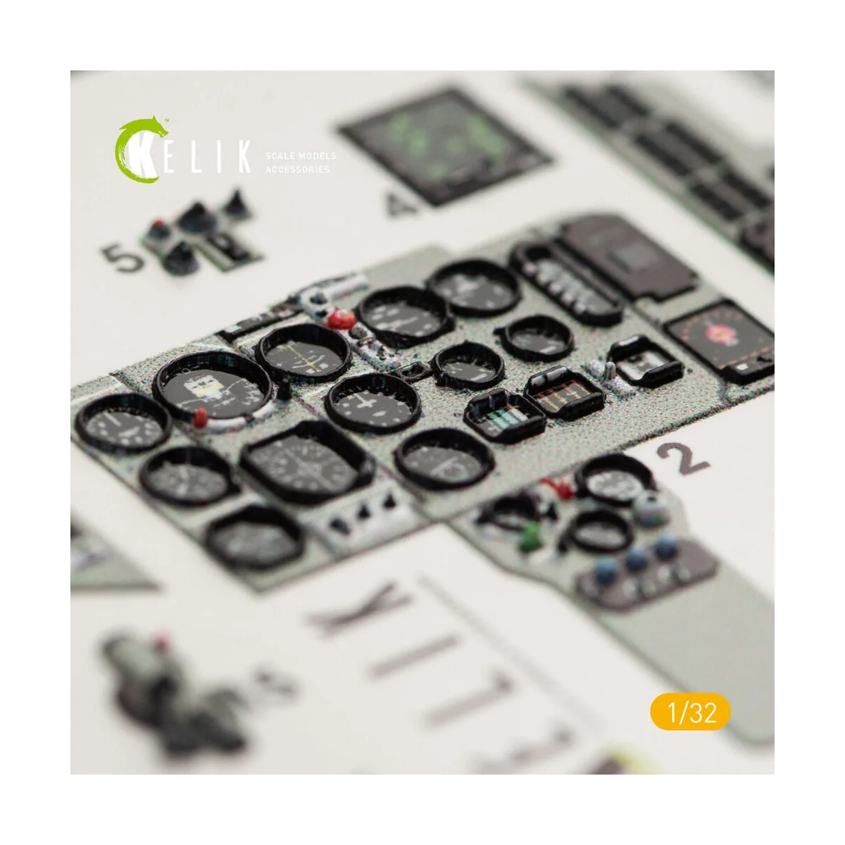 MiG-29A (9-12) Fulcrum interior 3D decals for Trumpeter kit, 1/32 -...