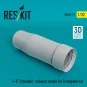F-8 Crusader exhaust nozzle for Trumpeter kit (3D Printed), 1/32 - ... F-8 Crusader exhaust nozzle for Trumpeter kit (3D Printed), 1/32 - ...