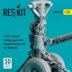 F-14A Tomcat landing gears with weighted wheels set for Tamiya kit ... 2